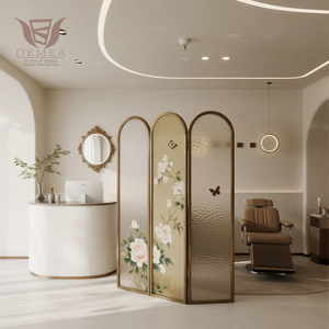 DEMEA Moderne Classique En Bois Massif De Luxe Chambre Cloison Portes Écran Décoratif Fenêtres Pliant Ouvert Rouleau Store pour Escalier - Product Image 4