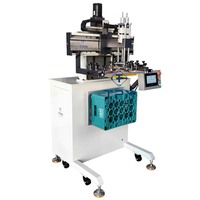 Machine d'impression semi-automatique d'écran de rotation servo de TPM sur la caisse en plastique de bière