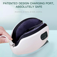 Appareil de massage oculaire électrique portable et rechargeable pour la fatigue, avec fonction musicale et thérapie par la chaleur – Vente en gros