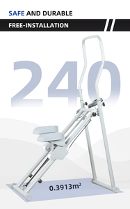 อุปกรณ์ออกกำลังกายเหล็ก JDM เครื่องปีนเขาแบบนั่ง ซิทอัพ สเต็ปปิ้ง สเตียร์ คลิมเบอร์ ปรับระดับได้ กันลื่น พับเก็บได้ - Product Image 6