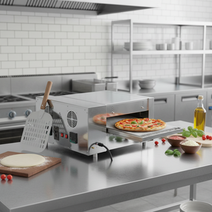 Horno de Pizza Automático con Cinta Transportadora, Pantalla Digital Comercial, Horno Eléctrico para Pizzerías - Product Image 3