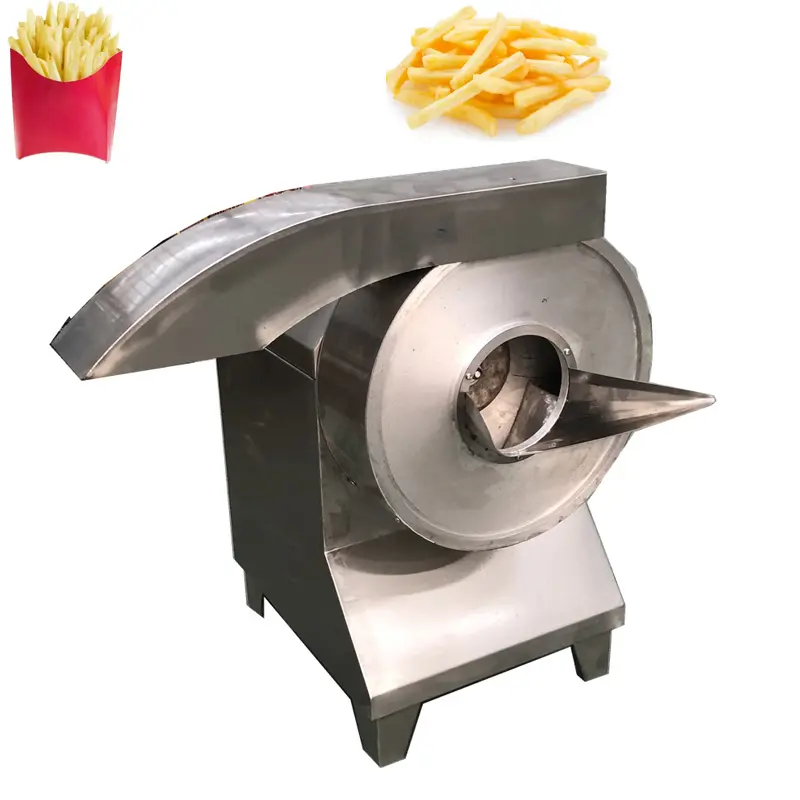 Handleiding Industriële Elektrische Cassave Scherpe Wortel Slicer Frietjes Snijden Zoete Aardappel Chips Franse Fry Cutter Machine