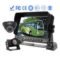 Monitor de 9 pulgadas AHD de alta resolución para coche, autobús, sistema de monitoreo de vista trasera, monitor para camión, remolque, pantalla de alta resolución para coche