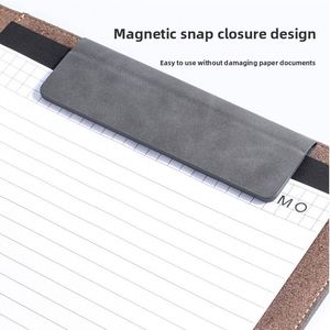Factory Quick Custom <b>A4</b> Executive Pu File <b>Folder</b> Hard <b>Leather</b> Organizer Business Portfolio for Filing Document - Product Image 2