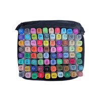 Ensemble de marqueurs d'art professionnels, stylo à peinture permanente à l'alcool avec 24, 30, 36, 40, 48, 60, 80, 100, 120, 168 couleurs au choix