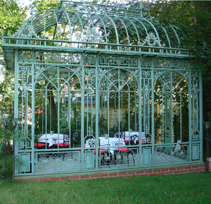 Maßgefertigter Luxus-Gartenpavillon aus Metall und Eisen, Verzinkt, für Hochzeitslocations - Product Image 1