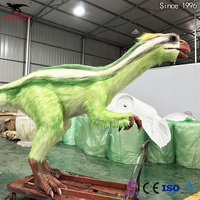 Modèle de dinosaure Khansaurus grandeur nature mécanique - Réplique réaliste pour parc d'attractions
