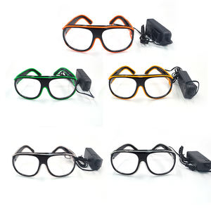 Vente flash - Lunettes LED clignotantes SUNJET rechargeables/à piles, personnalisées pour les fêtes, les pubs, les festivals de musique - Product Image 1