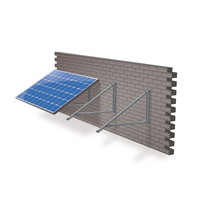 Pv panneau solaire mur façade support de montage système de supports panneau solaire angle réglable système de montage mural