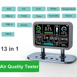 Monitor de Calidad del Aire 13 en 1, <span class=keywords><strong>VOC</strong></span>, AQI, HCHO, CO, PM2.5, Monóxido de Carbono, Dióxido de Carbono, TVOC, <span class=keywords><strong>Detector</strong></span> de Calidad del Aire Interior - Product Image 4