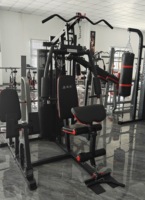 Équipement de Fitness sportif fonctionnel complet de machine d'entraînement de gymnastique de trois stations pour des exercices de support d'entraînement de force