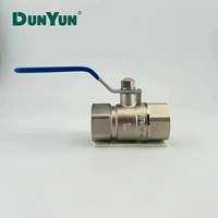 Vanne à boisseau sphérique en laiton forgé à chaud, personnalisable en usine, avec levier allongé et filetage femelle pour eau, gaz, huile, OEM ODM