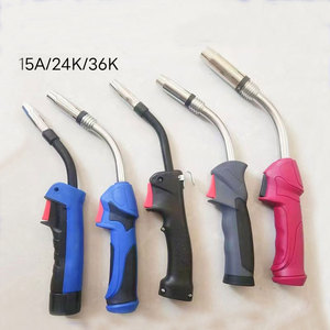 Antorchas de soldadura de cuello de cisne de cobre con protección de gas, personalizadas <span class=keywords><strong>para</strong></span> Europa, 220A, 3m/4m/5m, ANNUO Bolt War Gun - Product Image 5