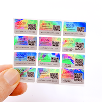 Étiquettes de sécurité holographiques personnalisées imperméables, directement de l'usine |   Code QR variable 3D anti-contrefaçon, encre argentée à gratter, adhésif PET