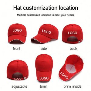 Gorra Deportiva de 5 Paneles, Colorida, Lisa, Estilo Dad Hat, Gorras para Hombre, Gorras de Béisbol Decoradas con Logotipo Bordado Personalizado - Product Image 2