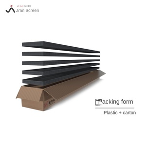 Thiết kế hiện đại thép không gỉ trackless Organ gấp màn hình Cửa <span class=keywords><strong>RV</strong></span> Xe Màn Hình vải xếp li vô hình gấp lưới cửa - Product Image 6