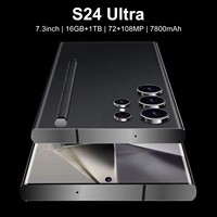 Nuevo Teléfono S24 Ultra 2024, Android 13, Pantalla OLED HD de 6.8 Pulgadas y 90 Hz, 512 GB, Ocho Núcleos, Doble SIM, 4G/5G, 5000 mAh, Carga Rápida de 40 W