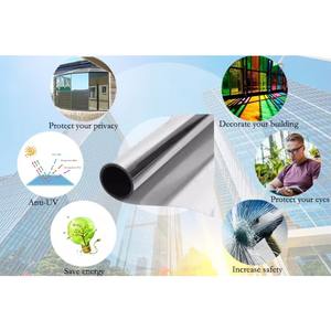 Película de Ventana Reflectante Unidireccional Moderna para Exteriores, Venta al Por Mayor de Fábrica, Película de Privacidad para Edificios, PET, Rechazo de Calor, Aislamiento, Tinte para Vidrio - Product Image 2