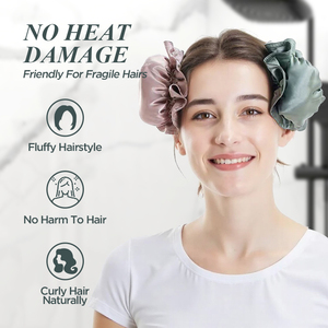 High Quality Soft <strong>Foam</strong> Headband Rod with Cap Heatless Silk Satin <strong>Hair</strong> <strong>Curlers</strong> Rollers Set <strong>for</strong> Women with Long <strong>Hair</strong> - Product Image 3