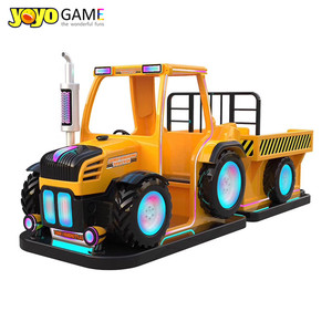 Voiture tamponneuse pour enfants en fibre de verre à piles - Manège extérieur pour enfants pour parcs d'attractions - Product Image 2