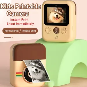 Fabriek Directe Kinderen Speelgoed Instant Print Camera Mini Camera Met Hd Video-opname Dual Lens Thermisch Fotopapier Voor Kids gift