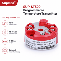 Sensor Suhu Tinggi SUP-ST500 Struktur Bulat Ringkas Transmisi Suhu Industri Stabilitas Tinggi