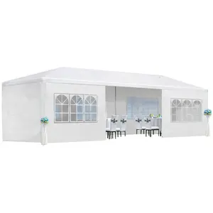 Envío gratis 10x30 pulgadas Wedding Party Canopy con 8 paredes laterales extraíbles