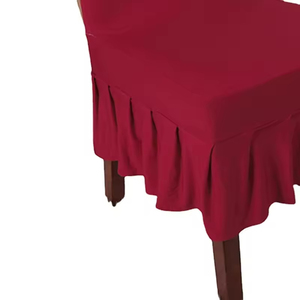 Housse De Chaise Blanc Mariage Polyester Elastic Party <strong>Red</strong> Banquet Stretch Spandex <strong>Chair</strong> <strong>Covers</strong> for Events Weddings - Product Image 5
