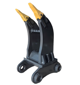 HAOEN LG938 Boomwortelverwijderaar bosbouw gereedschap 35 ton graafmachine dubbele tandengrijper 60mm plaat 530kg - Product Image 1