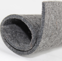 1mm2mm Noir gris Polyester feutre aiguilleté bricolage feutre fait main pour doublure de chaussures