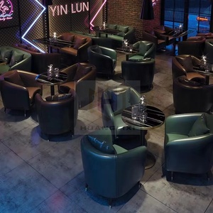 Meubles de restaurant de style <span class=keywords><strong>industriel</strong></span> rétro canapé-<span class=keywords><strong>bar</strong></span> stand café boutique table et chaise ensemble meubles de café meubles de café - Product Image 2