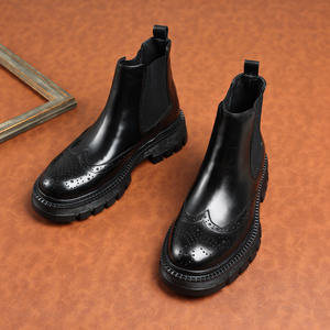 Chaussures en cuir pour hommes de qualité luxueuse, style italien, pour mariage, camouflage, formelles, à enfiler, Oxford, fabriquées à la main, légères pour l'automne - Product Image 1