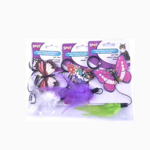 2019 nuevo estilo interactivo mariposa de pluma teaser juguete interesante juguete - Product Image 6