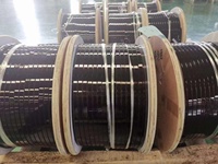 Fil de cuivre émaillé plat de haute qualité, taille personnalisée, fil de bobinage industriel pour moteurs et transformateurs