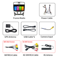 Reproductor de Radio Android con Pantalla Táctil de 9 Pulgadas, WIFI, 4G, BT, DSP, RDS, Navegación GPS para SUBARU FORESTER 2004-2008, Carplay Inalámbrico