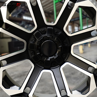 Rines Tácticos de Aleación Forjada Hexcut Spoke de 17, 18 y 20 Pulgadas 6x1397 para Toyota Tacoma y Camioneta Moab
