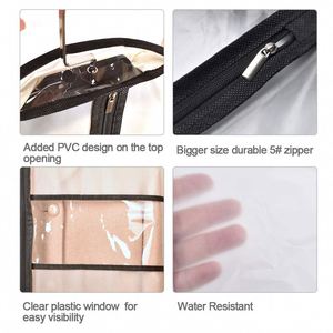 Housse de rangement suspendue personnalisée avec fermeture éclair pour vêtements, robes de mariée, sac de voyage en PEVA pour vêtements - Product Image 3