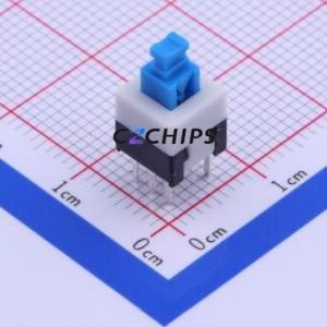 XKB7070-W <b>Push</b> <b>Button</b> <b>Switch</b> Through hole Component (THT) <b>Switch</b> No Lock Rectangle <b>Button</b> Through Hole 100mA - Product Image 1