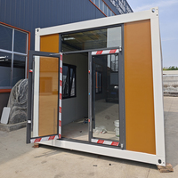 Maison conteneur en acier préfabriquée sur mesure, démontable, pour dortoir de chantier, bureau, stockage, magasin, entrepôt