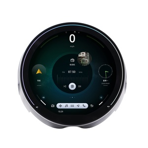 Écran rond de 11,7 pouces, autoradio multimédia Android, moniteur de navigation, Carplay, nouveau design pour BMW MINI F60 2016 2018 - Product Image 1