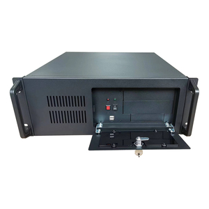 काले 1.0mm SGCC 19 इंच 4U Rackmount सर्वर मामले 4U सर्वर चेसिस के साथ 12cm प्रशंसक - Product Image 3