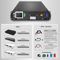 GCE Energy 120V-750V 125A ESS Tegangan Tinggi Smart BMS LiFePO4 Li-ion dengan WIFI CAN UART RS485 untuk Baterai Penyimpanan Energi
