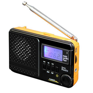Custom Black Full-band Shortwave Portable Radio with Digital Display <b>USB</b>/TF MP3 Player Alarm Clock for Seniors and Daily Use - Product Image 3