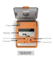 Défibrillateur vétérinaire médical Koman AED de classe II, alimenté électriquement, garantie de 2 ans