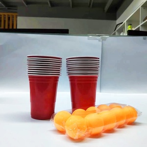 Merveilleux jeu de fête jeu de <span class=keywords><strong>pong</strong></span> <span class=keywords><strong>géant</strong></span> Tasses de fête de bière-<span class=keywords><strong>pong</strong></span> de table tasse rouge pour jouets intérieurs et extérieurs jeu de famille - Product Image 4