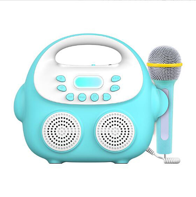 Wholesale Kids Karaoke Machine Speaker for Gift Portable Singing Machine Sets With Microphones for Children