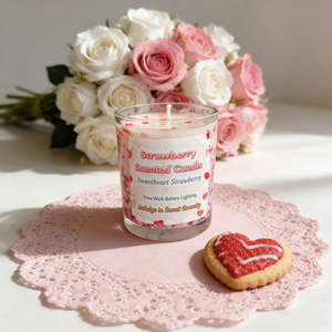 Bougies d'anniversaire modernes et élégantes pour femmes et meilleures amies - Cire de soja naturelle, pot en verre, parfum vanille, coffret cadeau - Product Image 4