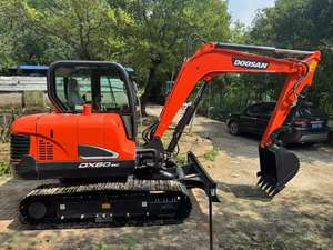 Miniexcavadora Usada Doosan DX60 de 6 Toneladas, Pocas Horas de Trabajo Originales, Motor, Caja de Cambios, Bomba de Engranajes, Rodamientos e Impresionante Motor Principal PLC 2024 - Product Image 3