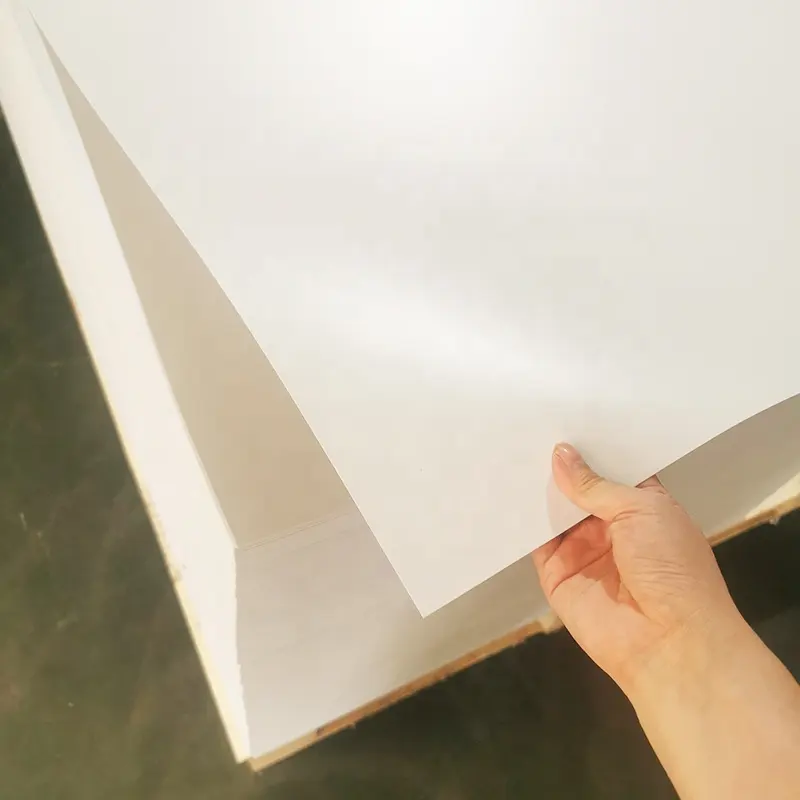 Lembar PVC putih gulungan film keras plastik 0.3mm untuk pencetakan offset