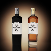 Boîte cadeau magnétique pliable en papier pour bouteille de whisky avec logo personnalisé, vodka, gin, tequila, rhum, spiritueux, brandy